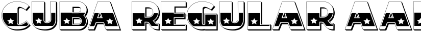 Cuba Regular font