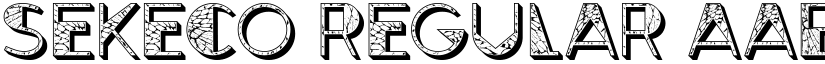 Sekeco Regular font