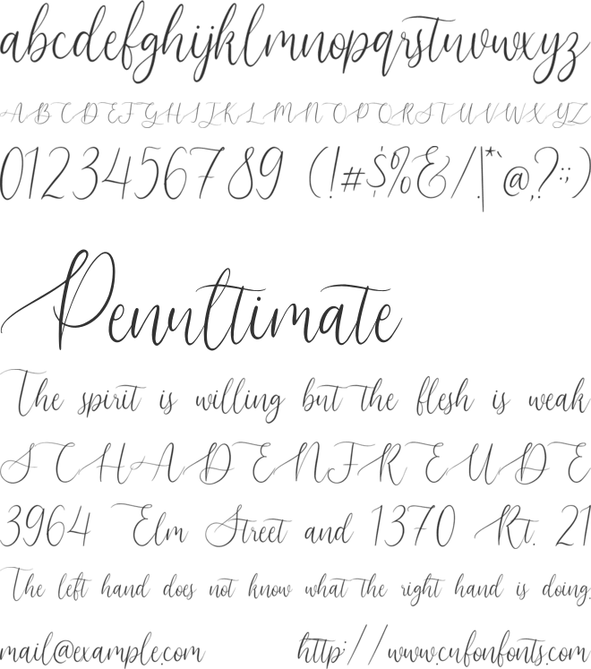 Val Edeline font preview