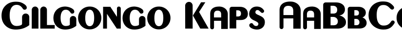 Gilgongo Kaps font