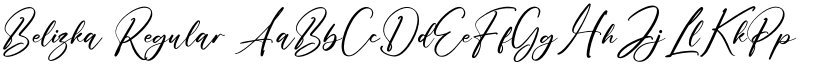 Belizka Regular font