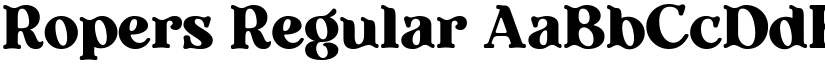 Ropers Regular font