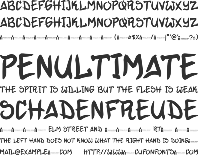 Winter Swash font preview
