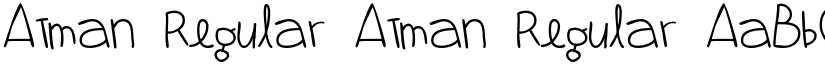 Atman Regular Atman Regular font