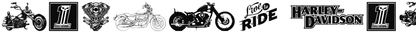 Harley Davidson Regular font