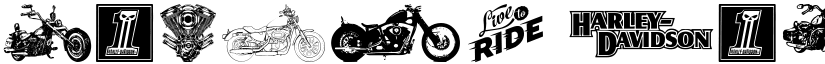 Harley Davidson Regular font