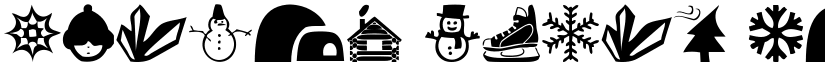 Winter Icons Regular font