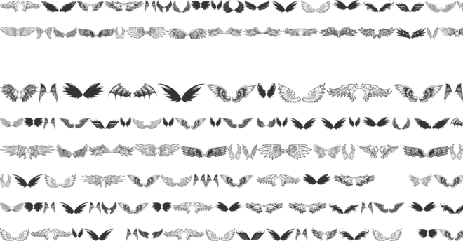 wings of wind tfb font preview