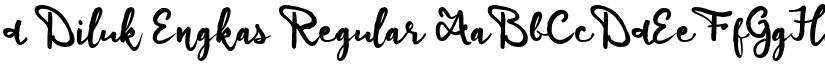 d Diluk Engkas Regular font