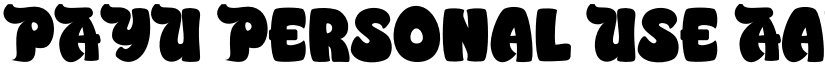 PAYU Personal Use font