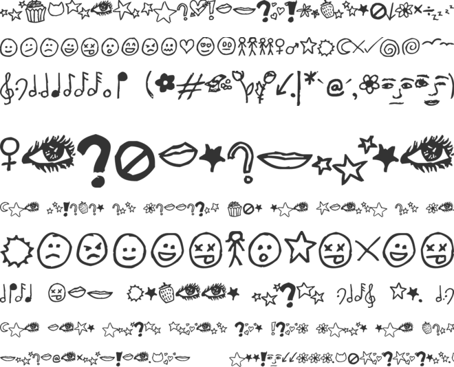Jenny Doodles font preview