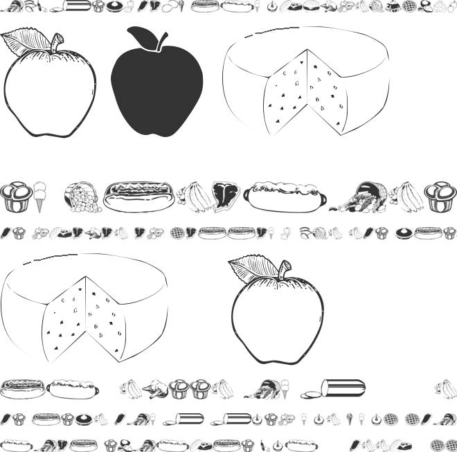 wmfood2 font preview