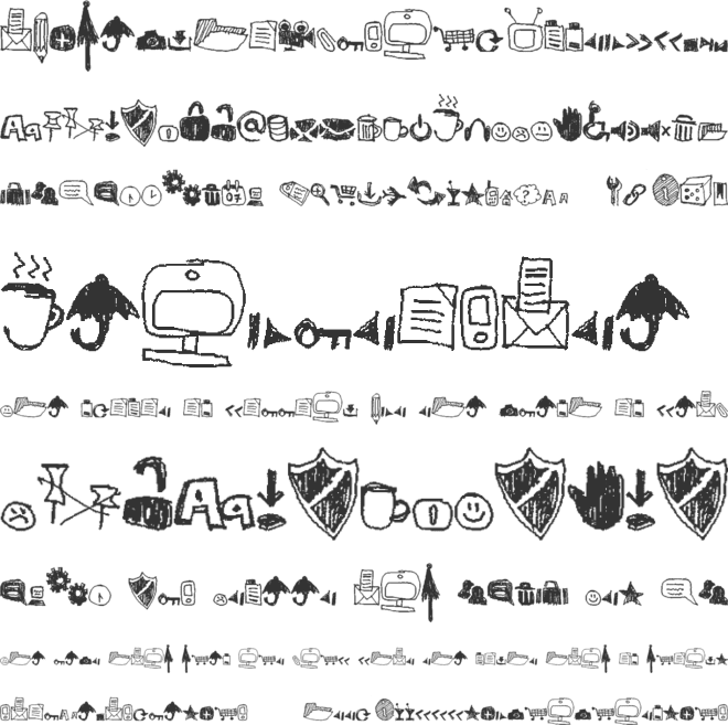 DerpIcons font preview