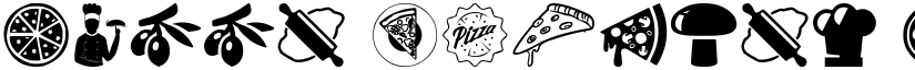 Pizza Regular font