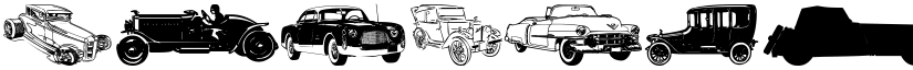 vintage auto cars tfb Regular font