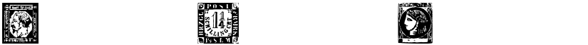 PostageStamps Regular font