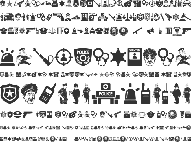 Police Department font preview