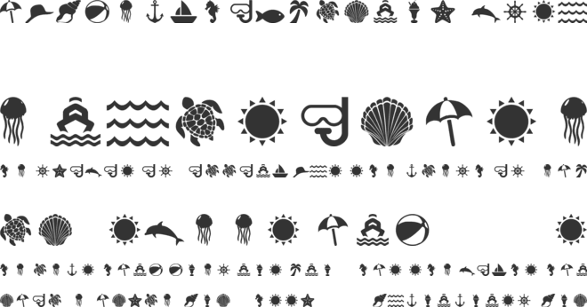 PiktoTea font preview