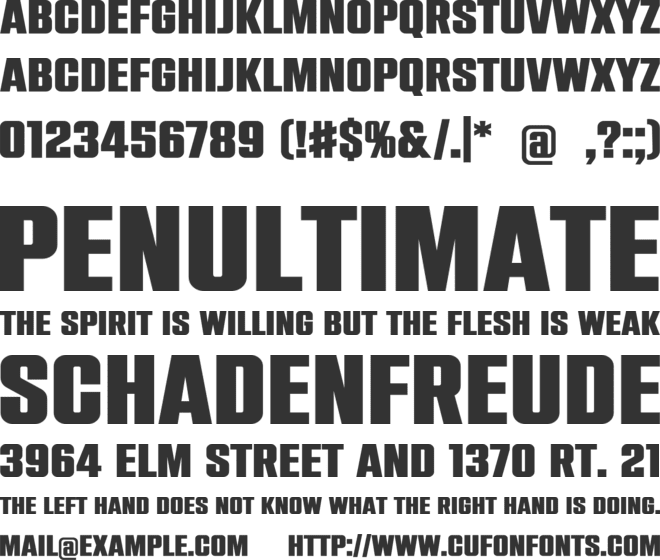 Rockstar font preview