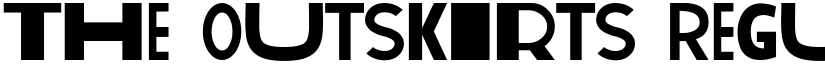The Outskirts font download