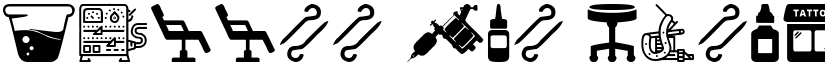 Tattoo Pro Icons Regular font