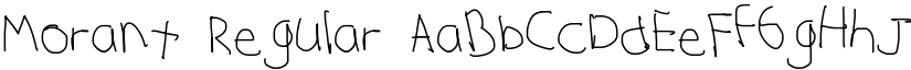 Morant Regular font