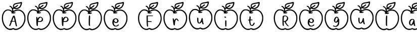 Apple Fruit Regular font