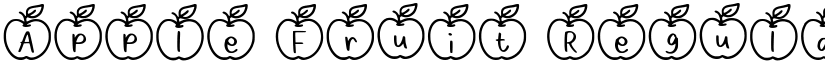 Apple Fruit Regular font