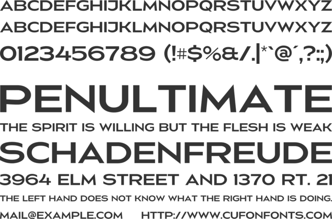 NesathoBeryl font preview