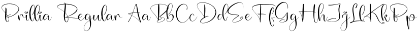 Prillia Regular font