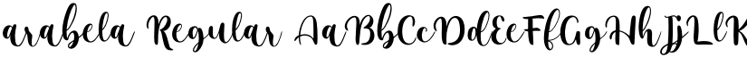 arabela Regular font