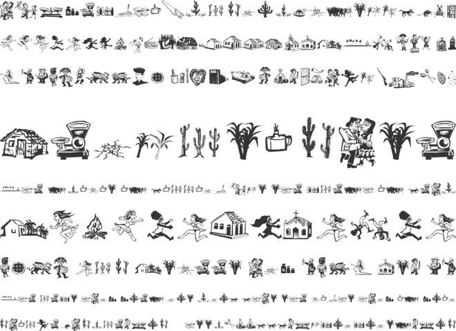 Cordel Junina font preview