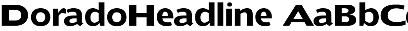 DoradoHeadline font
