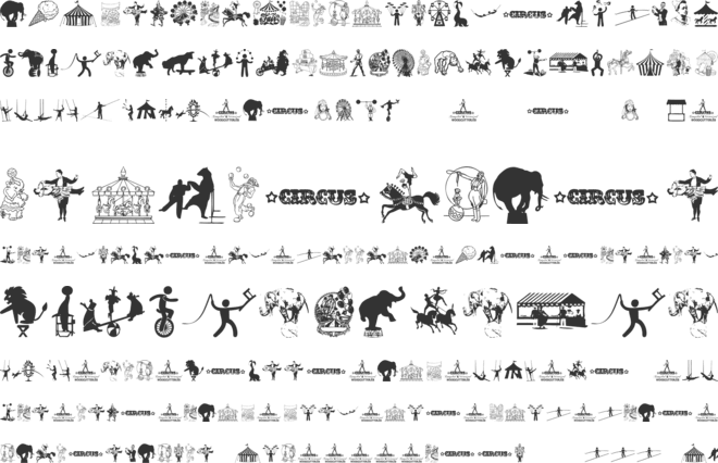 Circus and Fair font preview