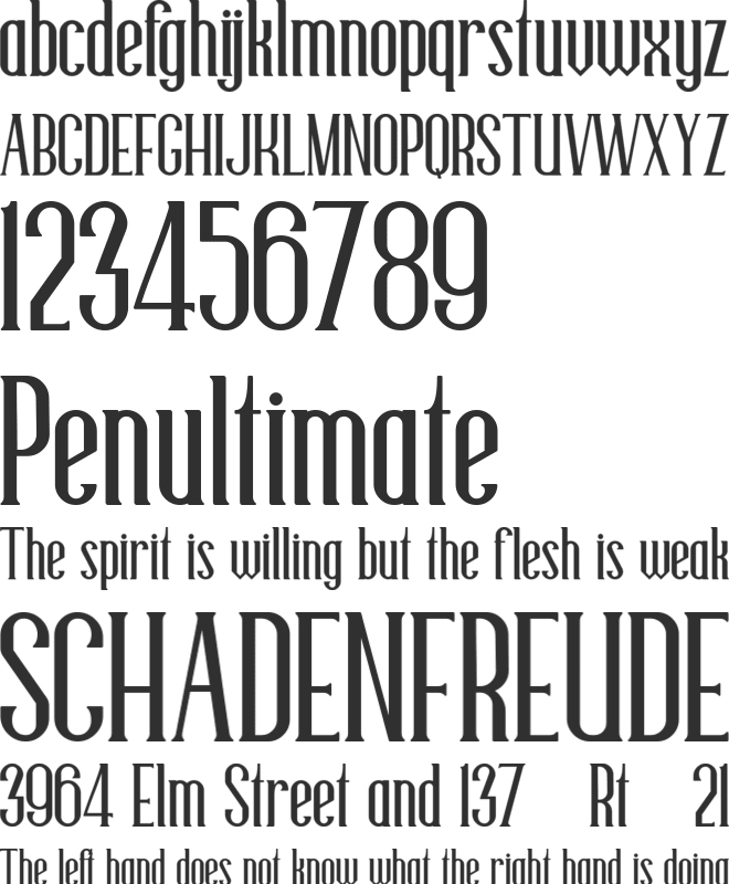 Collectials DEMO font preview