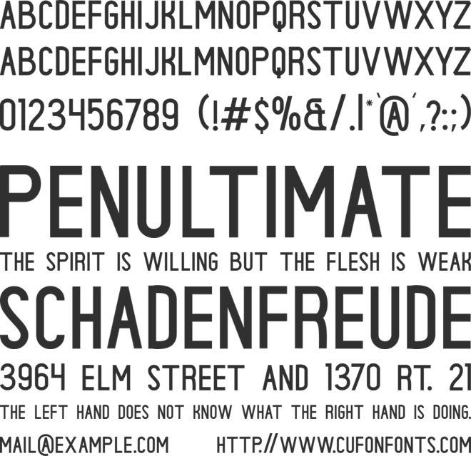centuries font preview