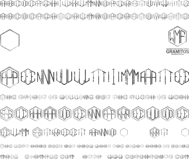 Gramitos font preview