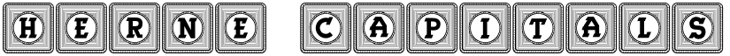 Herne Capitals Regular font