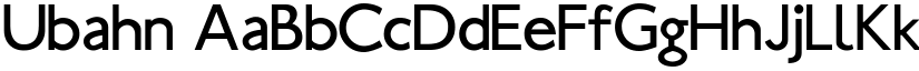 Ubahn font