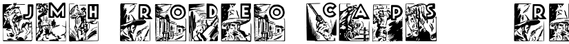 JMH Rodeo Caps3 Regular font