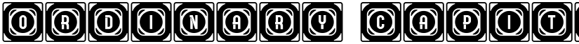 Ordinary Capitals Regular font