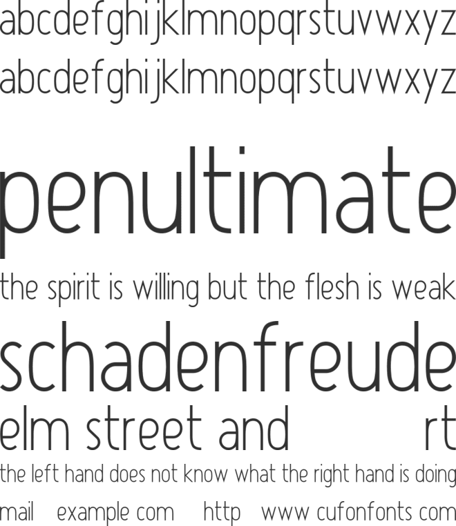 Atype 1 font preview