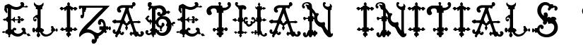 Elizabethan Initials tfb font download