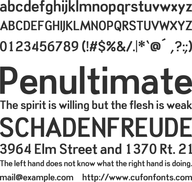 Tin Doghouse font preview