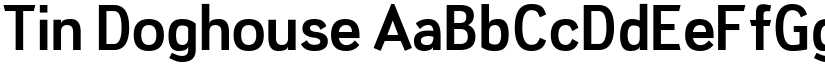 Tin Doghouse font
