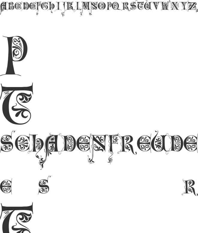 LimeGloryCaps font preview