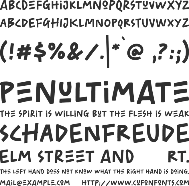 Blank Moment DEMO font preview
