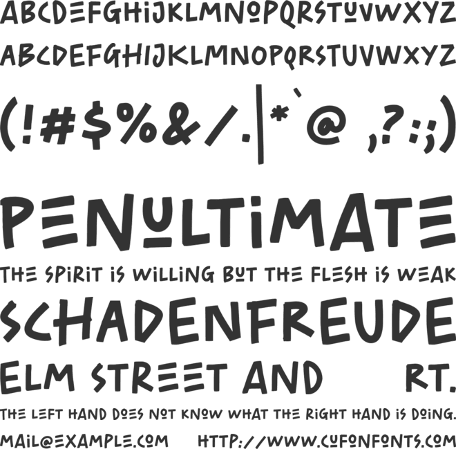 Blank Moment DEMO font preview