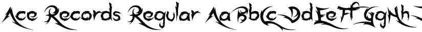 Ace Records font download
