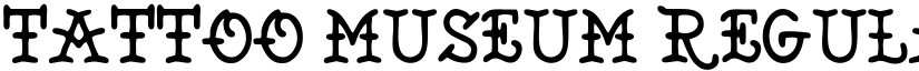 Tattoo Museum Regular font